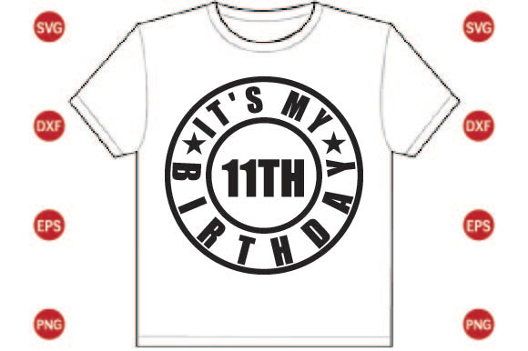 It's My 11th Birthday SVG CraftlabSvg29 