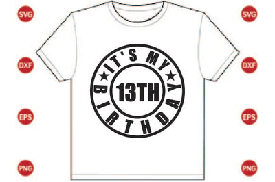 It's My 13th Birthday SVG CraftlabSvg29 