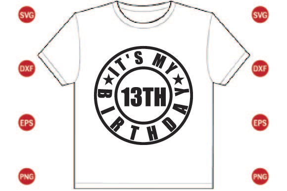 It's My 13th Birthday SVG CraftlabSvg29 