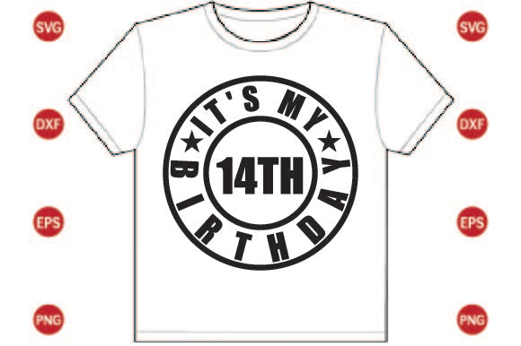 It's My 14th Birthday SVG CraftlabSvg29 