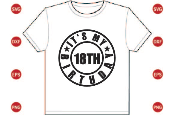 It's My 18th Birthday SVG CraftlabSvg29 