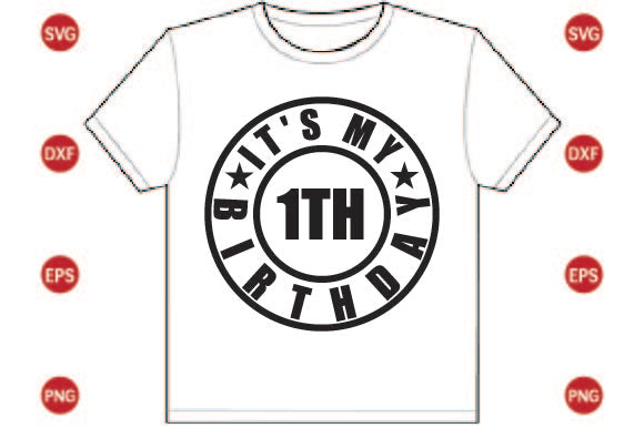 It's My 1th Birthday SVG CraftlabSvg29 