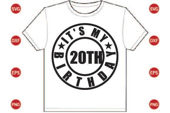 It's My 20th Birthday SVG CraftlabSvg29 