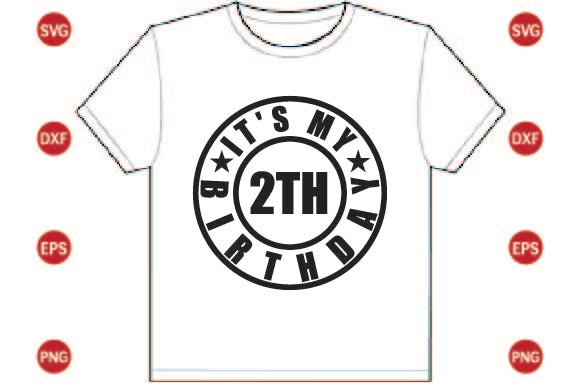 It's My 2th Birthday SVG CraftlabSvg29 