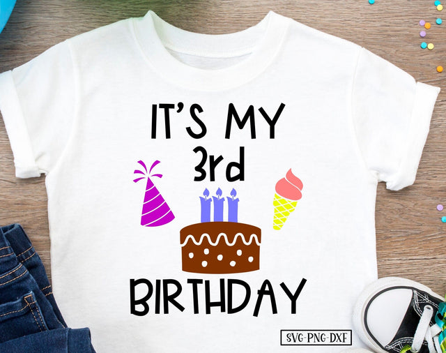 It's my 3rd Birthday SVG Calico Creations Svg 