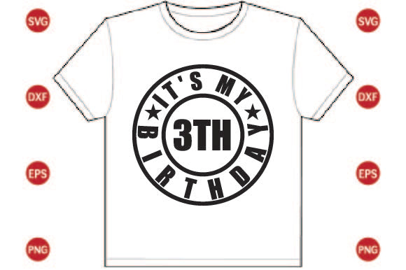 It's My 3th Birthday SVG CraftlabSvg29 