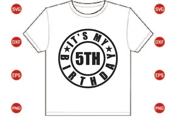 It's My 5th Birthday SVG CraftlabSvg29 