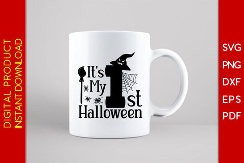 It's My First Halloween SVG PNG PDF Cut File SVG Creativedesigntee 