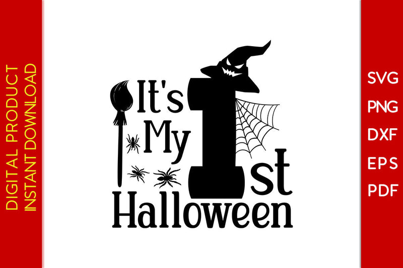 It's My First Halloween SVG PNG PDF Cut File SVG Creativedesigntee 
