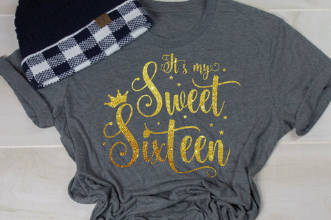 It's My Sweet Sixteen I 16th Birthday Party Sublimation Sublimation Happy Printables Club 