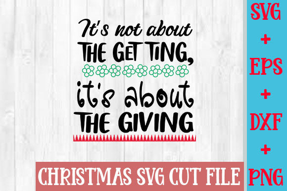 It's not about the getting, it's about the giving SVG SVG Studio 