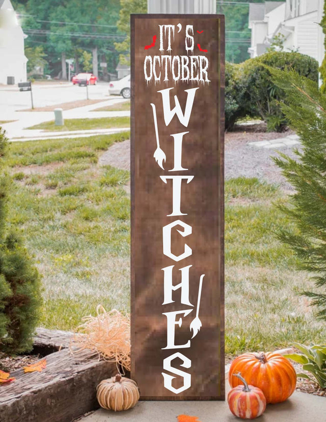 It's October Witches Porce sing svg, Spooky Porce sing Svg, Halloween Porce sing svg, Happy Halloween Porce sing svgSvg SVG Isabella Machell 