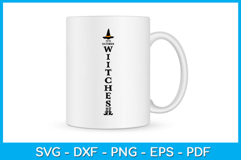 It’s October Witches Porch Signs Halloween SVG PNG PDF Cut File SVG Creativedesigntee 