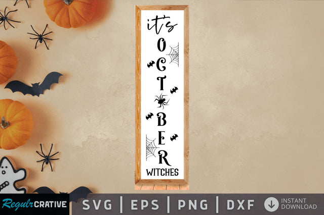 Its october witches SVG Design SVG Regulrcrative 