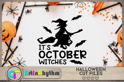 It's October witches SVG, Halloween SVG SVG Artinrhythm shop 