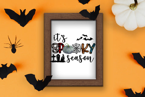 It's Spooky Season- Halloween Sublimation Design Sublimation Happy Printables Club 