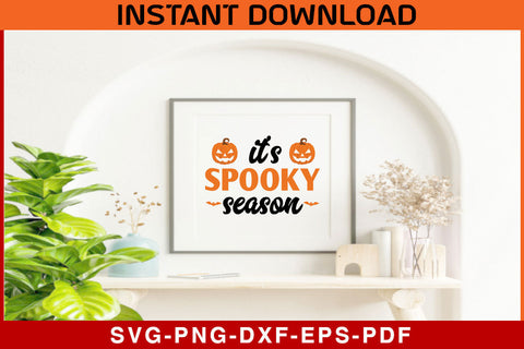 Its Spooky Season Halloween SVG PNG Cut File SVG SVG Print File 