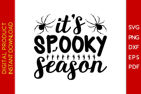 It's Spooky Season Halloween SVG PNG PDF Cut File SVG Creativedesigntee 