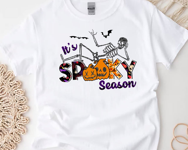 It's Spooky Season Png, Pumpkin Png, Happy Halloween Png, Spooky Png, Gemstone Turquoise, Western, Digital Download, Sublimation Design Sublimation BouDesign 