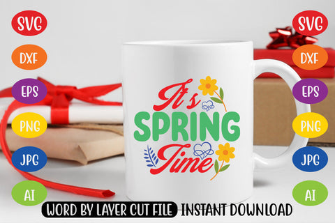It's Spring Time SVG CUT FILE SVG MStudio 