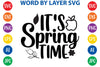It's Spring Time SVG Design - So Fontsy