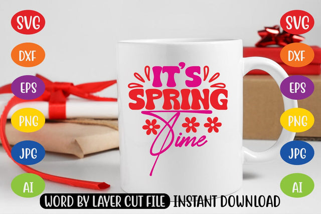 It's Spring Time SVG SVG MStudio 