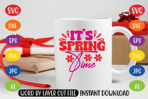 It's Spring Time SVG SVG MStudio 