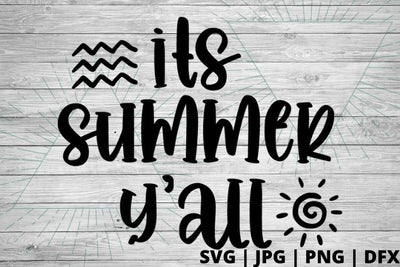 It's summer y'all SVG Good Morning Chaos 