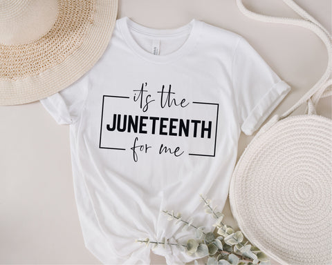 It's The Juneteenth For Me Svg, Juneteenth Svg, Black History Svg, June teenth Svg, Melanin svg, Black Women Gift svg, Black girl svg, png SVG Fauz 