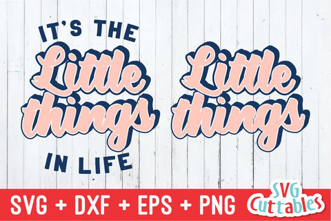 It's The Little Things In Life svg - Mommy and Me Cut File - svg - dxf - eps - png - Mom - Silhouette - Cricut - Digital File SVG Svg Cuttables 