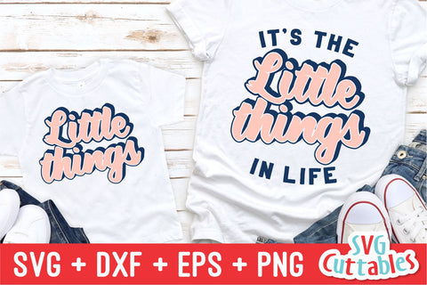 It's The Little Things In Life svg - Mommy and Me Cut File - svg - dxf - eps - png - Mom - Silhouette - Cricut - Digital File SVG Svg Cuttables 