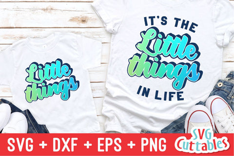 It's The Little Things In Life svg - Mommy and Me Cut File - svg - dxf - eps - png - Mom - Silhouette - Cricut - Digital File SVG Svg Cuttables 