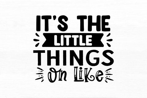 its the little things on like SVG SVG Regulrcrative 