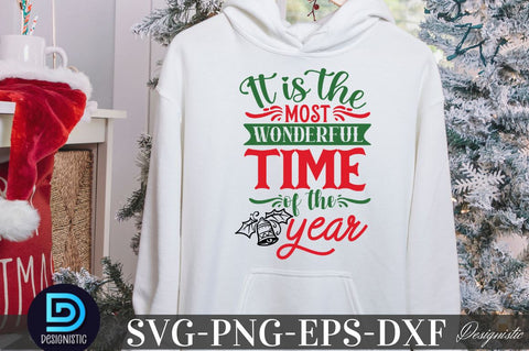 It's the most wonderful time of the year, Christmas SVG SVG DESIGNISTIC 