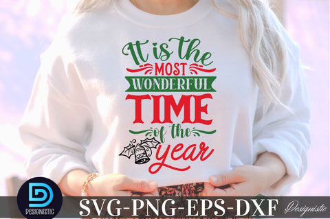 It's the most wonderful time of the year, Christmas SVG SVG DESIGNISTIC 