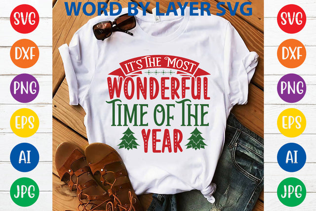 It’s The Most Wonderful Time Of The Year, Christmas SVG SVG Rafiqul20606 