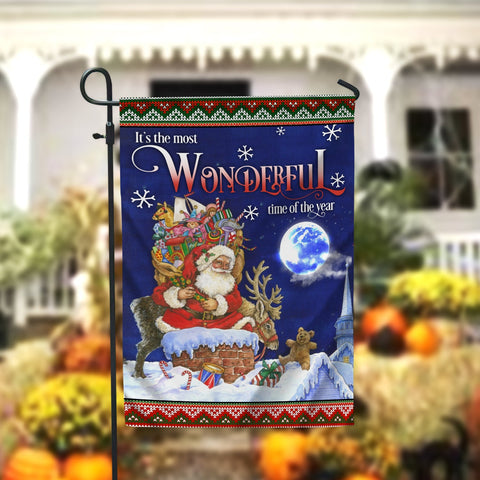 It’s The Most Wonderful Time Of The Year Garden Flag - 12x18 Garden Flag Sublimation Design Download PNG File Instant Download Sublimation CaldwellArt 