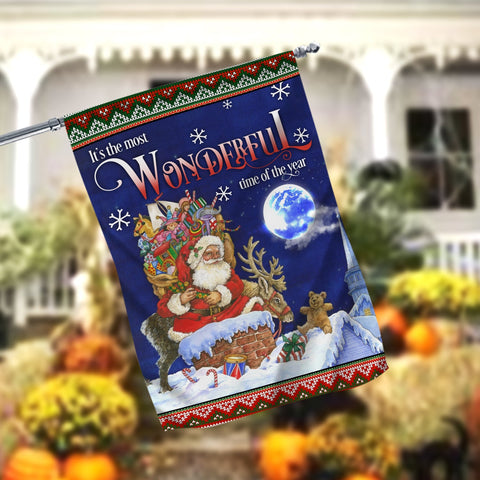 It’s The Most Wonderful Time Of The Year Garden Flag - 12x18 Garden Flag Sublimation Design Download PNG File Instant Download Sublimation CaldwellArt 