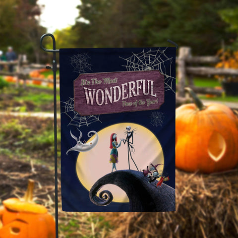 It’s The Most Wonderful Time Of The Year Halloween Garden Flag - 12x18 Garden Flag Sublimation Design Download PNG File Instant Download Sublimation CaldwellArt 