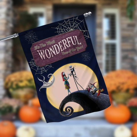 It’s The Most Wonderful Time Of The Year Halloween Garden Flag - 12x18 Garden Flag Sublimation Design Download PNG File Instant Download Sublimation CaldwellArt 