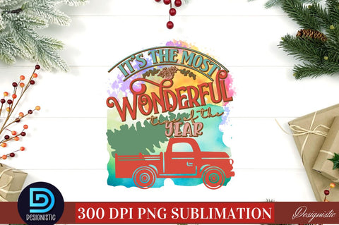 It's the most wonderful time of the year PNG Sublimation DESIGNISTIC 