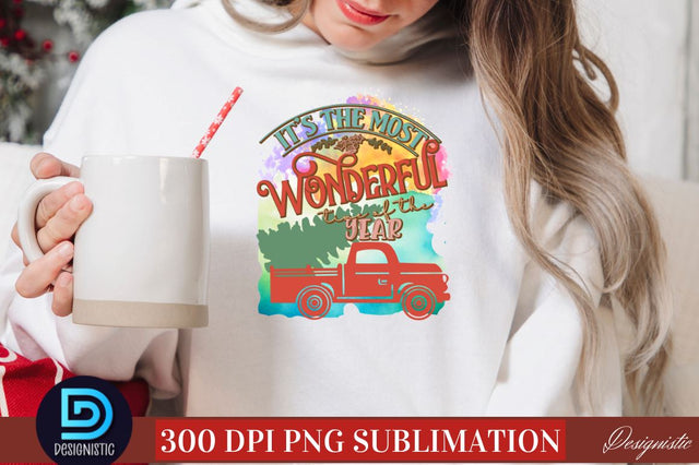 It's the most wonderful time of the year PNG Sublimation DESIGNISTIC 