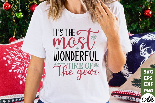 It's the most wonderful time of the year Sign Making SVG SVG akazaddesign 