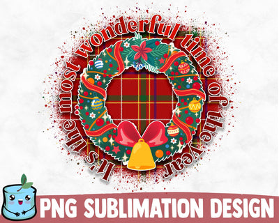It's The Most Wonderful Time Of The Year Sublimation Design Sublimation MintyMarshmallows 