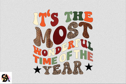 It's the Most Wonderful Time of the Year Sublimation SVGArt 