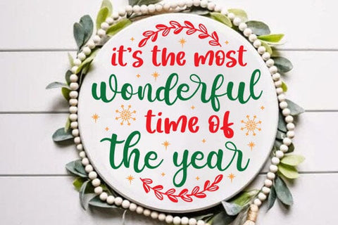 Its The Most Wonderful Time Of The Year SVG Angelina750 