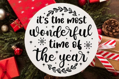 Its The Most Wonderful Time Of The Year SVG Angelina750 