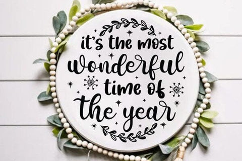 Its The Most Wonderful Time Of The Year SVG Angelina750 