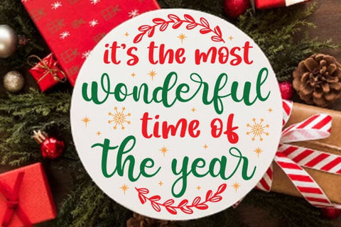 Its The Most Wonderful Time Of The Year SVG Angelina750 