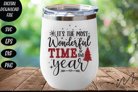 It's The Most Wonderful Time Of The Year svg, Christmas year svg, Merry Christmas svg, SVG Isabella Machell 